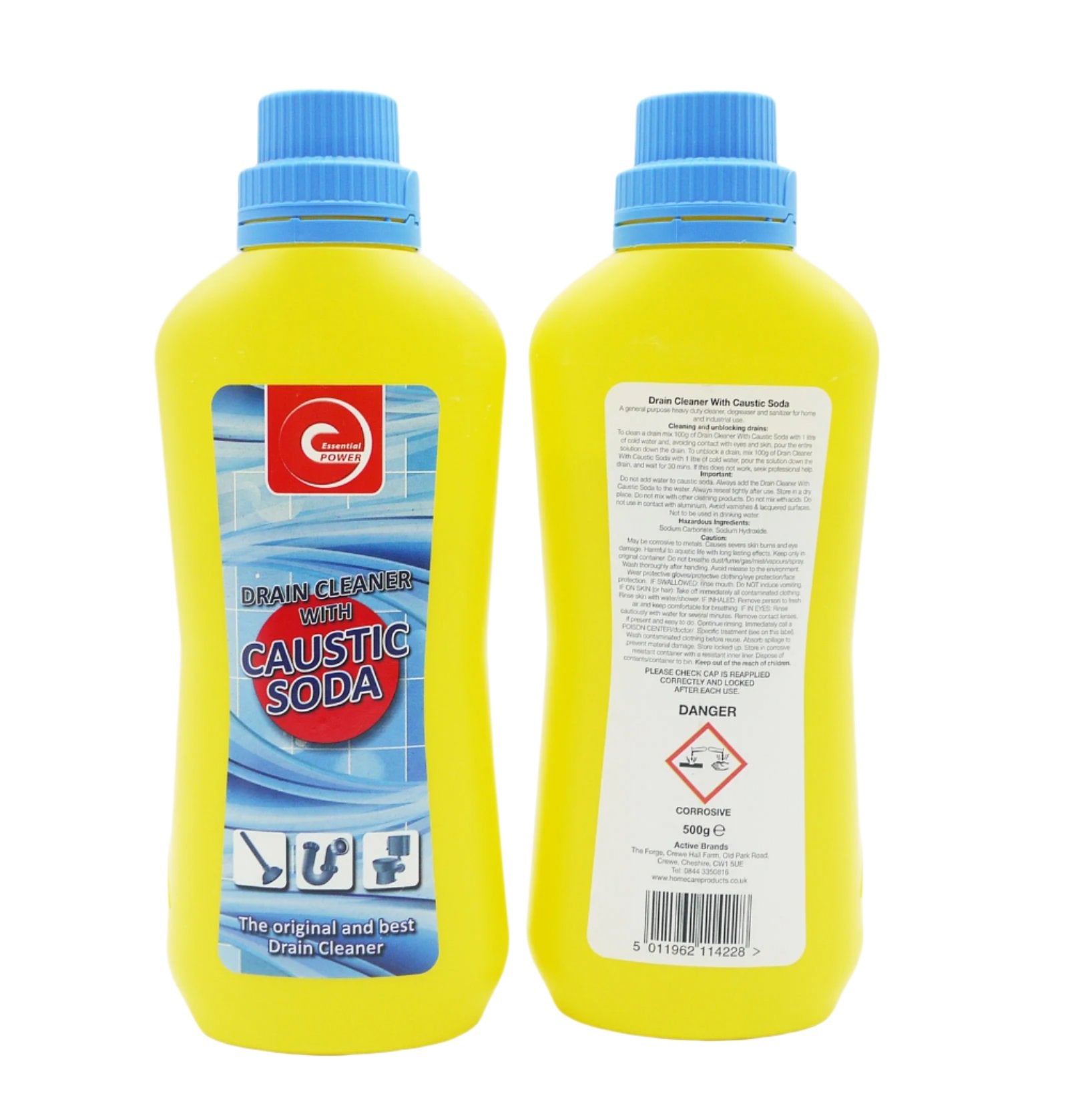 Essential Power Drain Cleaner With Caustic Soda 500g | Affordable & Durable - Product Image Essential Power Drain Cleaner With Caustic Soda 500g | Affordable & Durable - Product Image